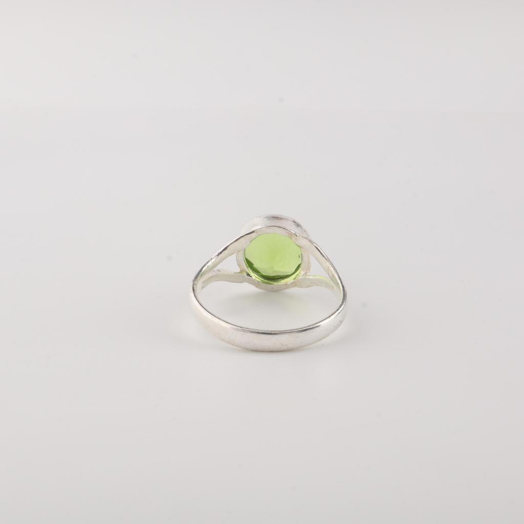 Peridot Gemstone 925 Sterling Silver Jewelry, Handmade Peridot Gemstone Ring, August Birthstone Gift, Statement Women Ring RR-83-10