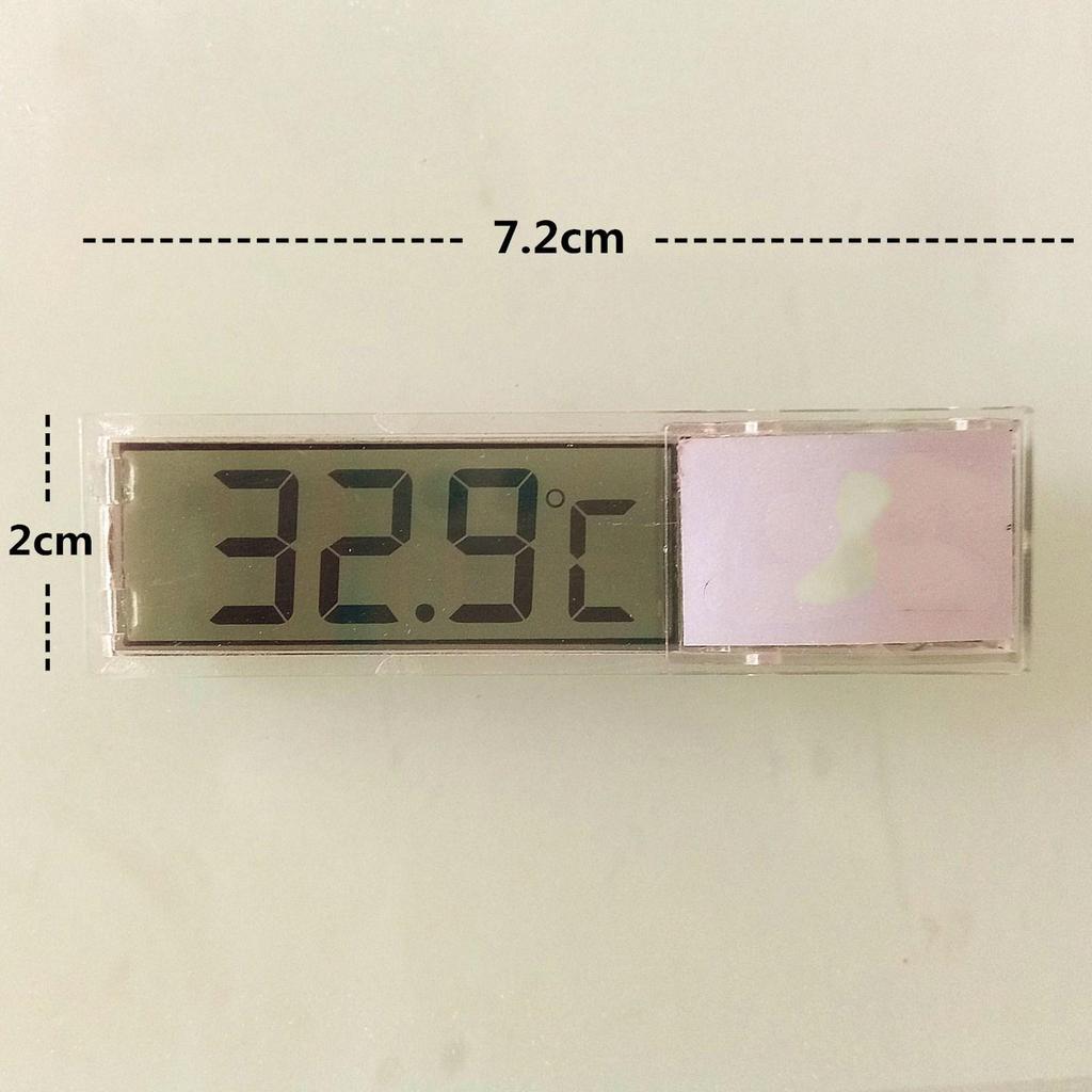 High-Precision Transparent Stick-On LCD Aquarium Thermometer