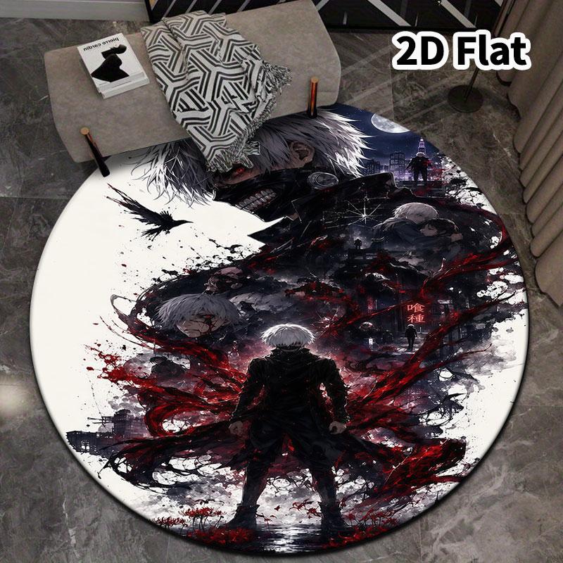 Ковер Tokyo Ghoul Круглый Ковер Ковер Для Гостиной Спальни Дивана Игровой Комнаты Декор Нескользящий Коврик Для Пола