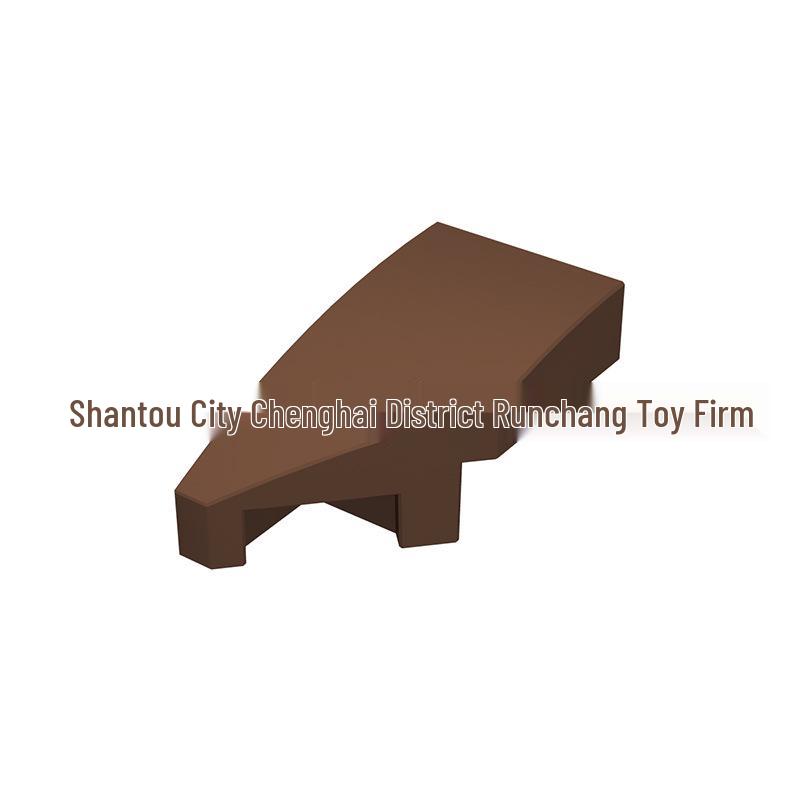 29120 Curved 1x2 Wedge Left - Compatible Interlocking Building Blocks Accessory