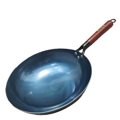 Чжанцю Кованый Зеркальный Вок из Кованого Железа с Аксессуарами