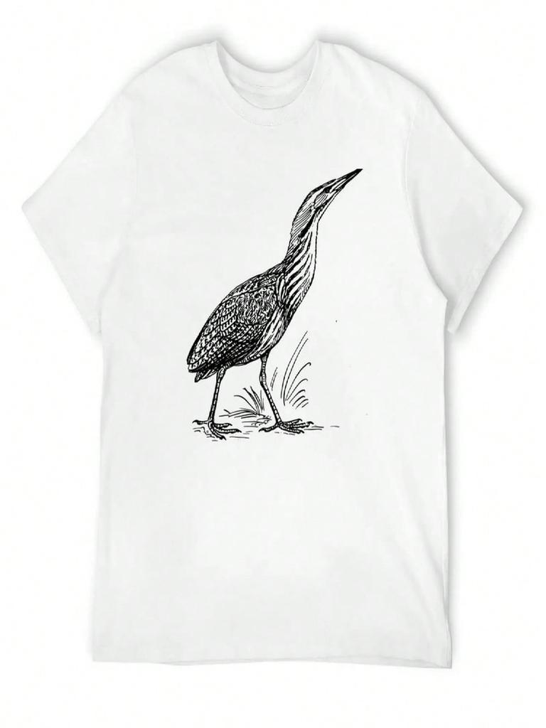 Bittern T-Shirt Shirts Vintage Graphic Tee Shirts Graphic Tee Man T-Shirt T Shirt For unisex