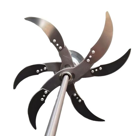 Лезвия из нержавеющей стали для газонокосилки с регулируемым диаметром, сменный комплект из нержавеющей стали, острый измельчитель овощей