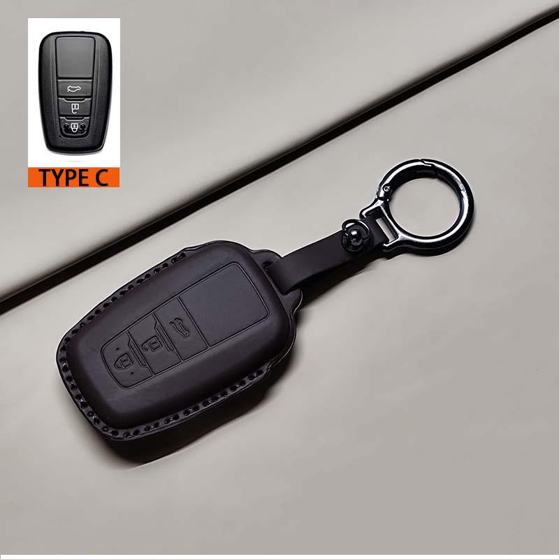 Чехол для ключа Toyota для Camry, Corolla, Avalon, RAV4 и Highlander - Сумка-оболочка для автомобильного ключа