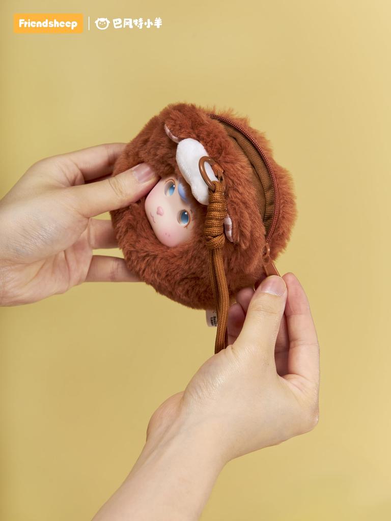 FRIENDSHEEP Teddy Bear Fluffy Pouch