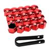 Set of 20 Wheel Nut Caps, Wheel Nut Covers for Automobiles, Bolt Cap, Tire