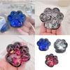 Glitters Squeezable Cat Paw Toy for All Age Stress Reduce Slow Rising Pressure Release Stretchy Toy for Home Office Use