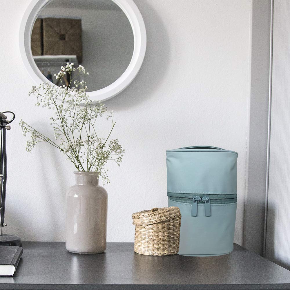 Reiwa Cosmetic Vertical Makeup Toiletry Easy To See Large Perfect for the Hot Business and Travel Pouch, Storage, Pouch, Contents, Organized,