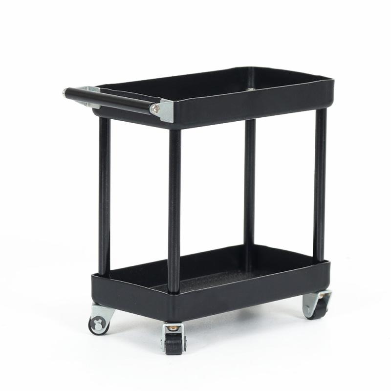 2-слойная металлическая стойка для радиоуправляемых автомобилей, тележка для обслуживания автомобилей 1/8, 1/10, 1/12, 1/16, инструменты для запасных частей для радиоуправляемых автомобилей