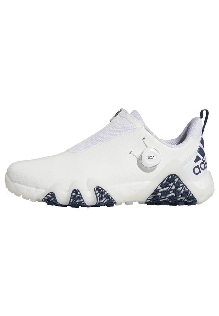 Golf Shoes Code Chaos 22 BOA Footwear White Cm 2E [Adidas Golf] Men's White/Crew Navy/Crystal 27.5