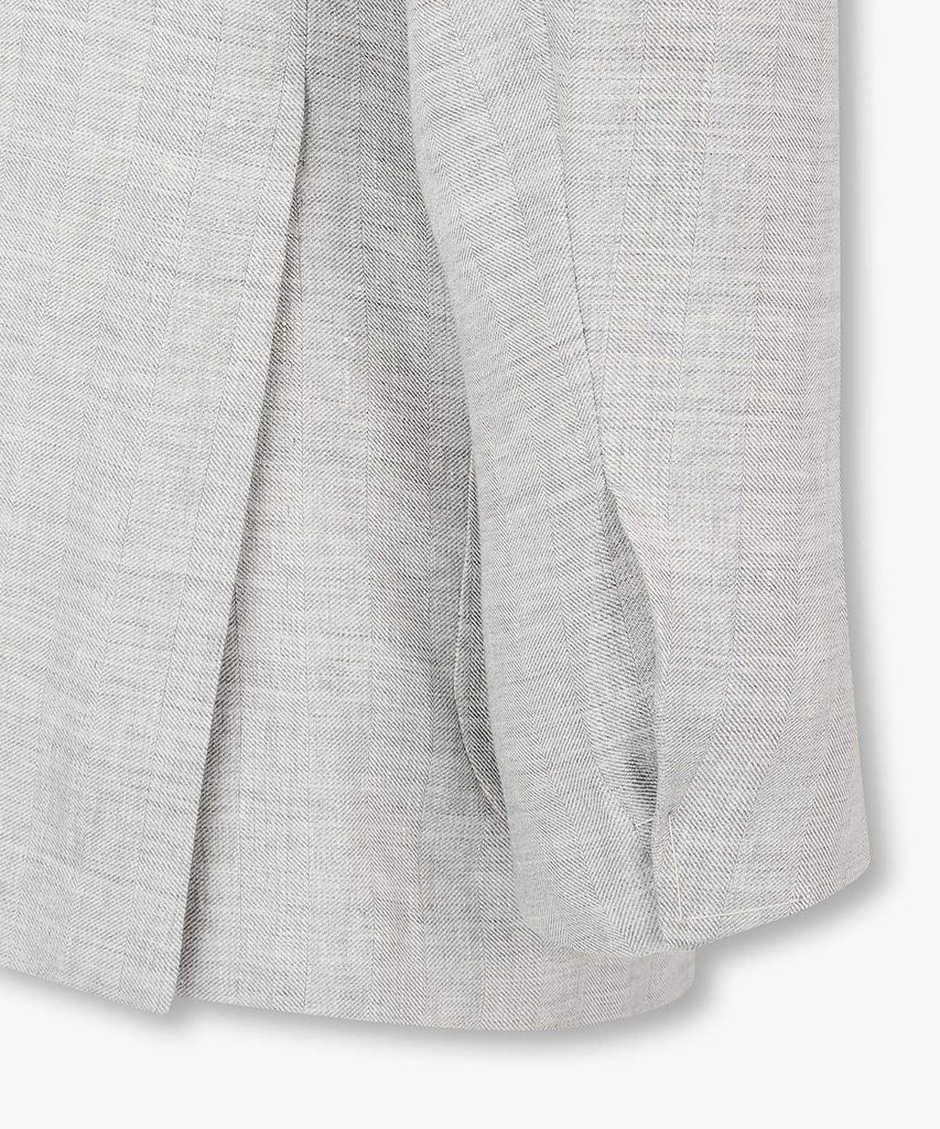 Man On The Boon [Ring Jacket] Linen Blend Single Jacket_Gray 4716102303