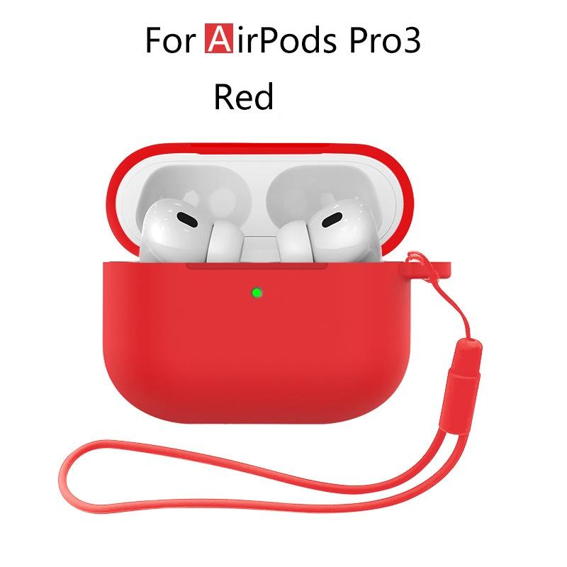 Силиконовый чехол для AirPods Pro 3 Прозрачный Мягкий ТПУ Чехол для наушников Противоударный Защитный чехол-накладка для AirPods Pro 3 Чехол для наушников