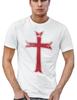 Crusader Cross Knights Christian Jesus Tees Templar Cross Crusader T Shrits