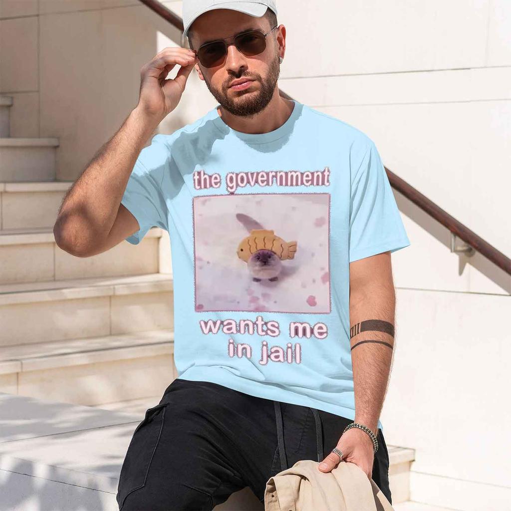 The Wants Me To Go To Jail Haikyuu Unisex Clothing Short Sleeve Round Neck Printing Pullover Tshirt 50322 2026 New Model
