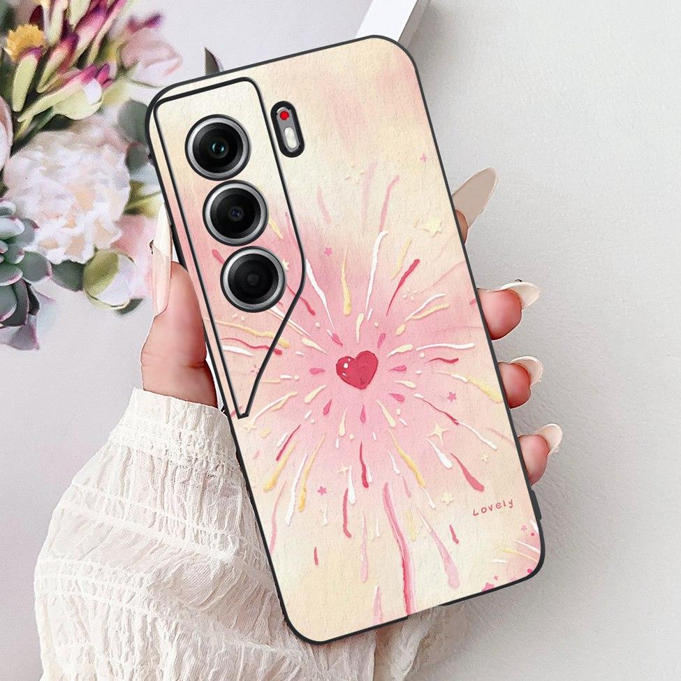 Для Tecno Camon 40 Pro 4G Чехол CM6 Милый Кот Модные Цветы Крутая Расписная Задняя Крышка Для Tecno Camon 40 Pro 4G Чехол для Телефона Funda