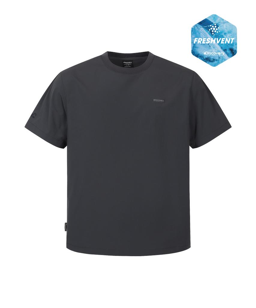 DISCOVERY EXPEDITION Uni Freshvent Базовая тканая футболка с коротким рукавом (Д.Грей)