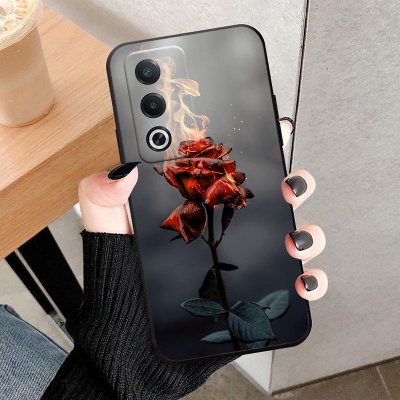Чехол для OPPO A80 5G Модный чехол с принтом Ударопрочный Мягкий чехол-оболочка из ТПУ-силикона Для телефона OPPO A3Pro K12X 5G Чехол