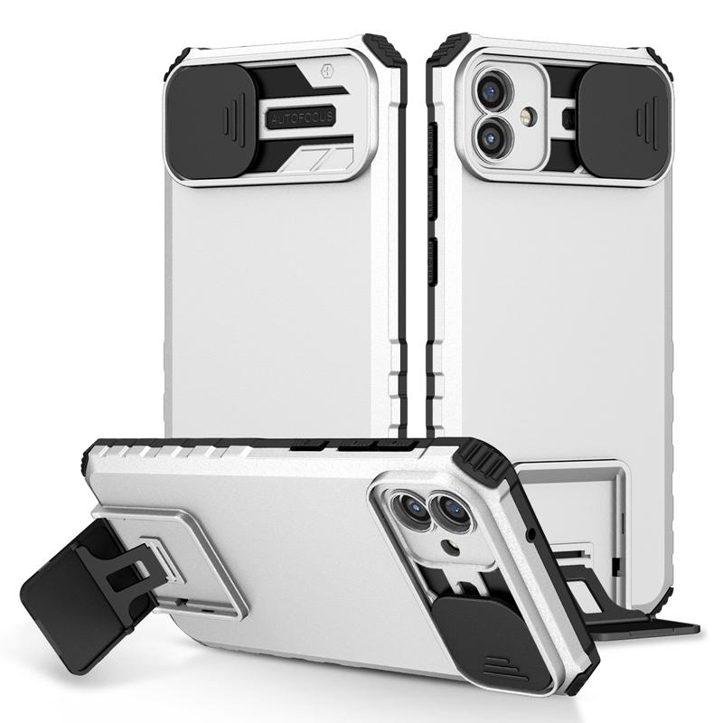Противоударный чехол Slide Push Window Armor для Samsung Galaxy A04 A04S A04E с подставкой и защитой объектива камеры