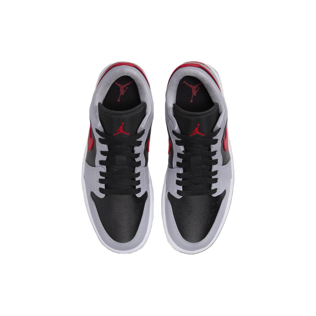 Air Jordan 1 Low Cement Fire Red женские кроссовки Серо-цементно-серый черный FZ4183-002