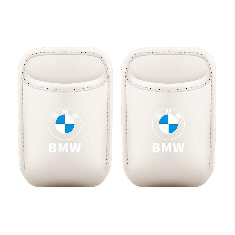Car Sticker, Car Cup Holder, Rear Seat Drink Holder, Leather Water Cup Box Compatible with BMW i7 X7 G07 LCI iX I20 X1 U11 3 5 7 TE8