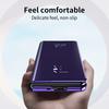 Умный чехол-книжка для Samsung Galaxy Z Fold 7 8 Fold7 Зеркальное покрытие Пластик ПУ кожа Подставка Вид Ударопрочный чехол для телефона