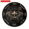 1pc 2d Flat Wood Ouija Boards - 20cm Wood En Witch Divination Board Witch Crafts Supplies Fortune Telling Toys Decision Making Pendulum Witch Altar