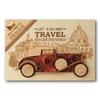 KINOWA "World Travel" Quilling Car Kit, Original Handmade Kit, Classic Car, Made In Japan