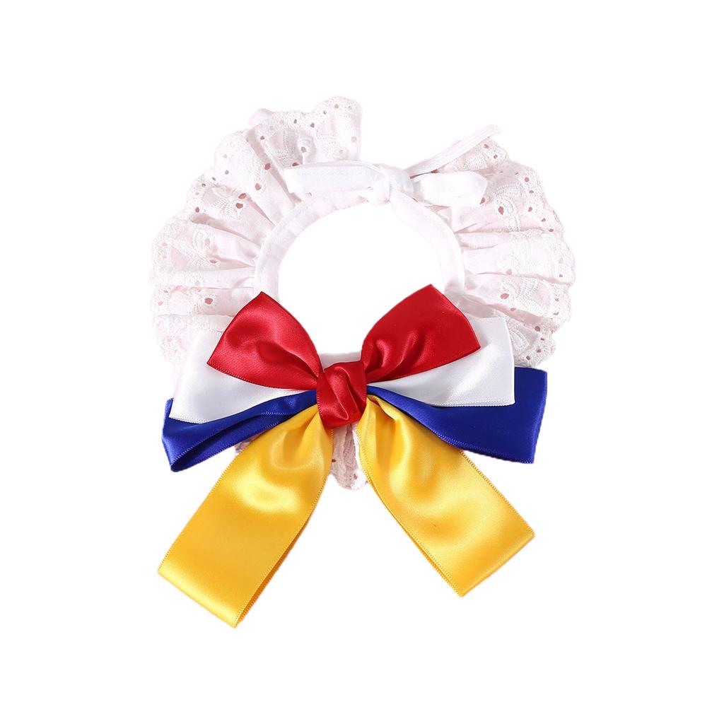 Кружевной ошейник-бантик для кошек и собак, модный галстук, праздничный галстук для домашних животных, костюмный ошейник, регулируемый галстук для домашних животных