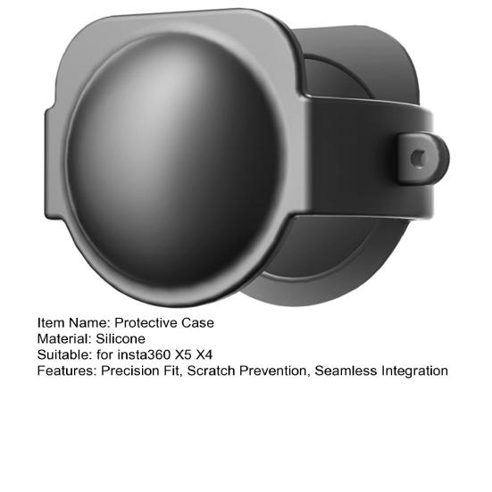 Camera Protective Case Drop-proof Silicone Lens Protector Wonderful Moments Camera Accessory for Insta360 X5