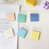 Цветные прозрачные квадратные стикеры-закладки Index Tabs из ПЭТ, серия Morandi, многоразовые закладки для страниц для школы, офиса, для фокусировки, выделения