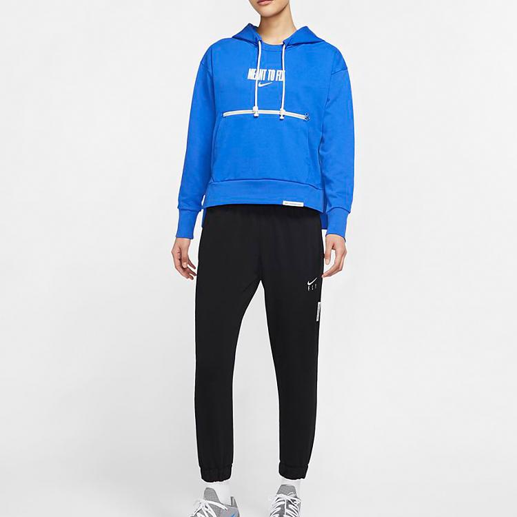 Nike Sweatshirts Women's Royal Blue Hooded Moderate Regular CZ6601-405