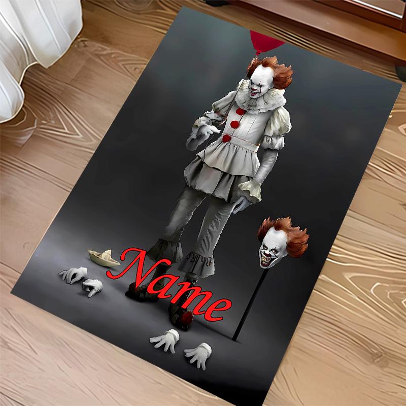 Custom personalization Pennywise the Dancing Clown Print Area Rug - Soft, Washable Non-Slip Indoor Mat,Living Room,Home&Office Decorative Rug