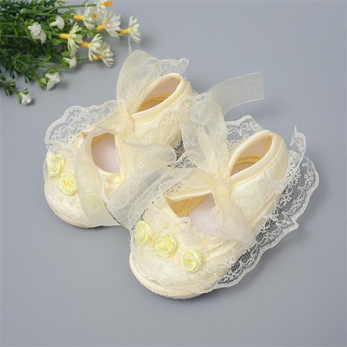 Детская обувь с кружевом и бантом для девочек, модные детские первые ходунки, обувь для новорожденных, летняя и весенняя обувь для маленьких девочек