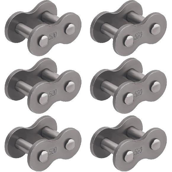 AHL 1 Pcs 520 Series Steel Master Link O-Ring Chain Clip-Type Connecting Link for Motorcycle Dirt Bike