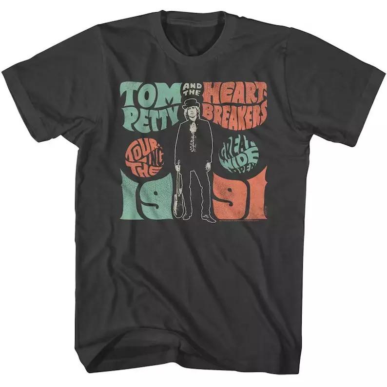 Футболка унисекс Tom Petty Wide Open Tour 1991 Дым