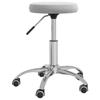 VidaXL Massage Stool Velvet Light Grey