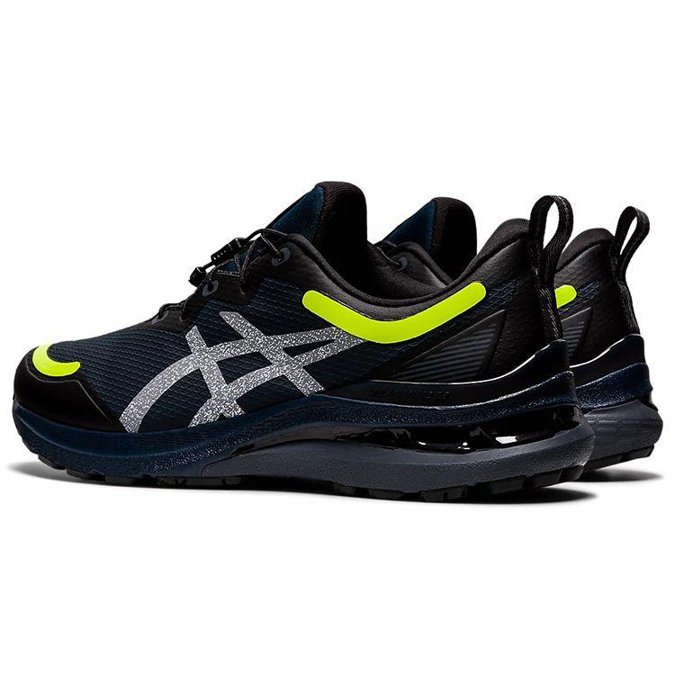 Asics Gel Kayano 28 AWL French Blue Светоотражающие мужские кроссовки Safety-Yellow 1011B309-400