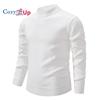 Cozy Up Men's Round Neck Solid Color Knitted Sweater Autumn and Winter Thick Base Warm Outer Wear Sweater