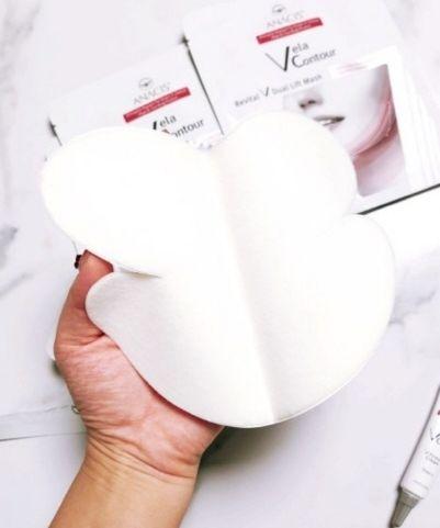 Bella Contour Facelift Neck Wrinkle Lifting V-Line Mask Pack 2 Set + 1 Neck Pack + 1 Neck Cream 7g