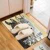 1PC Custom Name Donkey duo portrait Theme Floor Mat Ideal for Living Room, Game Rooms, Office, Bedroom,Floor Mat Playful Design
