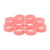 10Pcs Professional Barber Hair Shears Scissors Finger Rings Grips Inserts Soft Silicone Ring For Salon Barbers