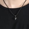 2pcs Fashion Minimalist Lovers Matching Pendant Necklace Love Heart Pendant Necklace Gifts for Boyfriend Girlfriend