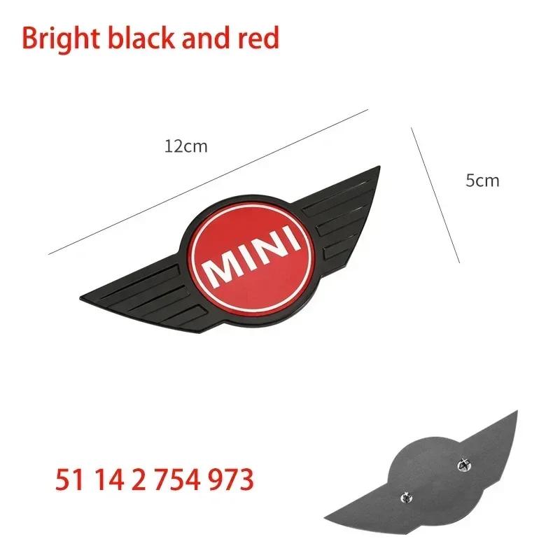 For BMW 1 W E82 ABS Car Rear Front Hood Emblem Badge Decoration Suitable for BMW Mini Cooper R55 R56 Replacement Logo Auto Styling Accessories