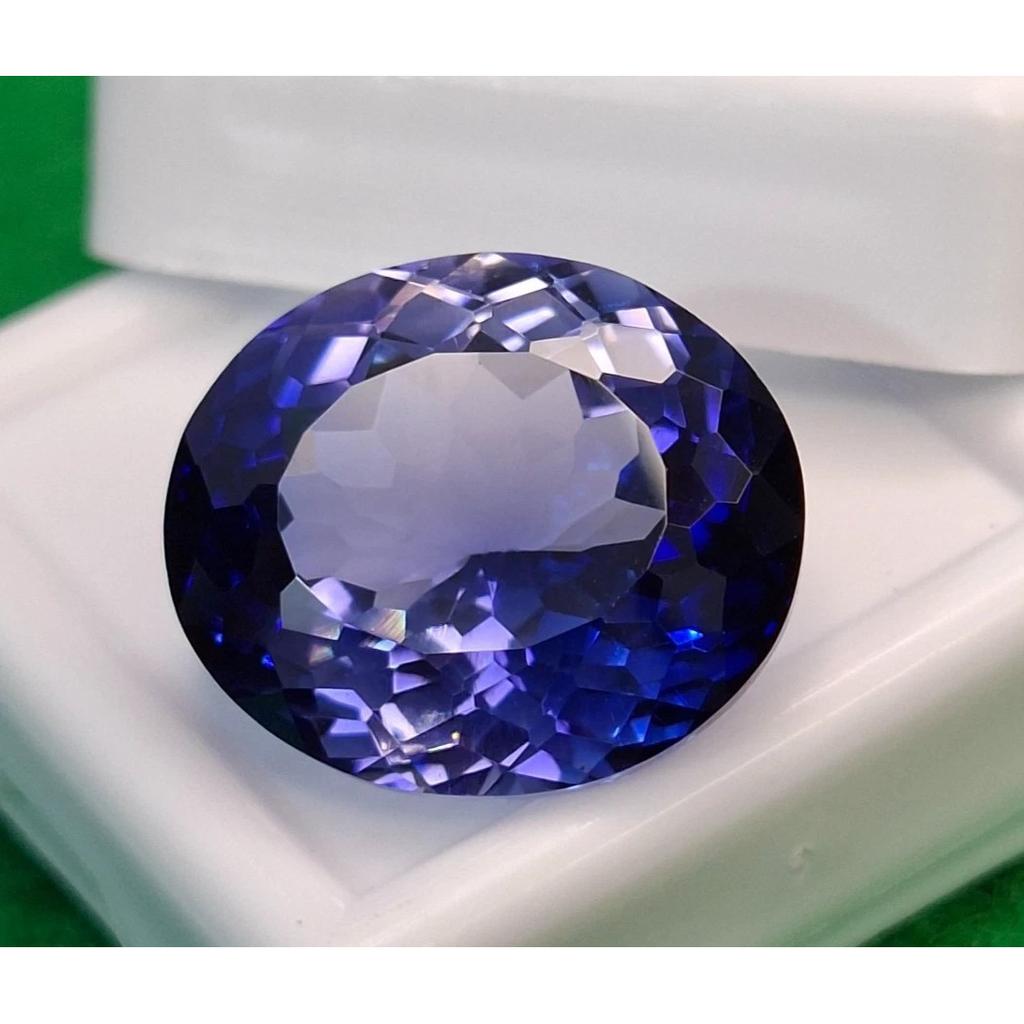 Beautiful Natural Blue Tanzania Tanzanite 18-20 Ct Oval Cut Certified Gemstone