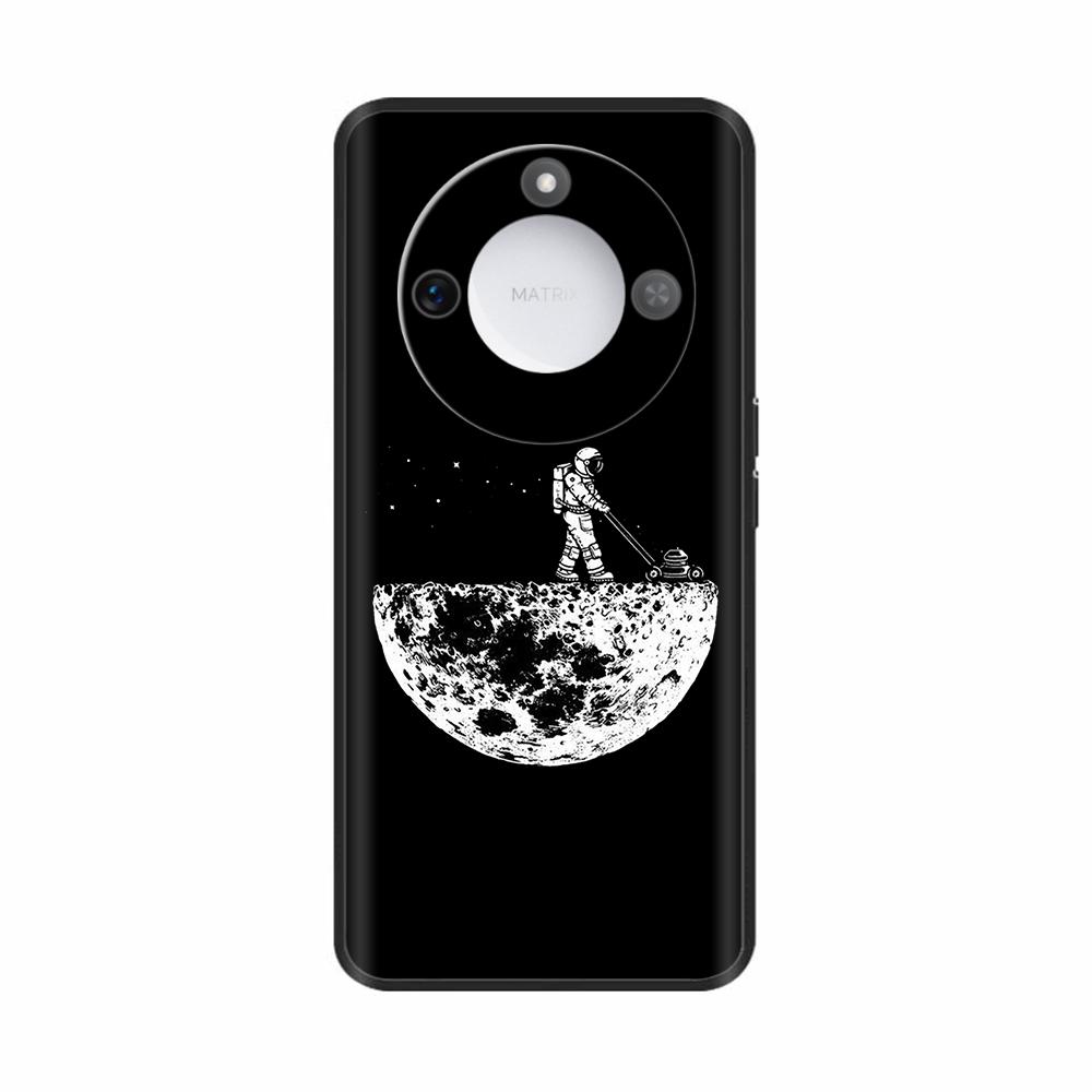 Для Honor X9c Умный чехол на HonorX9c X 9c Чехлы Милый Мультяшный Астронавт Узор Расписанный Силиконовый Ударопрочный Задняя Крышка Funda Capa