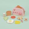 Wooden Bread Maker Toy Compact Tabletop