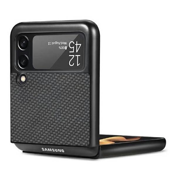 Etui do Samsung Galaxy Z Flip 6 Beline Carbon Czarne