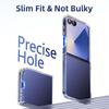 Coque pour Samsung Galaxy Z Flip 8, Antichoc Anti-Rayures Ultra Rigide Protection Transparente