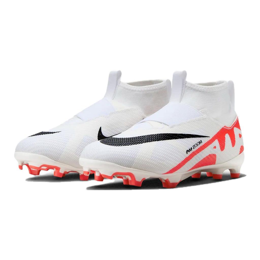 Nike Zoom Mercurial Superfly 9 Pro FG GS Ready Pack Детские кроссовки Белый Ярко-Малиновый Черный DJ5606-600