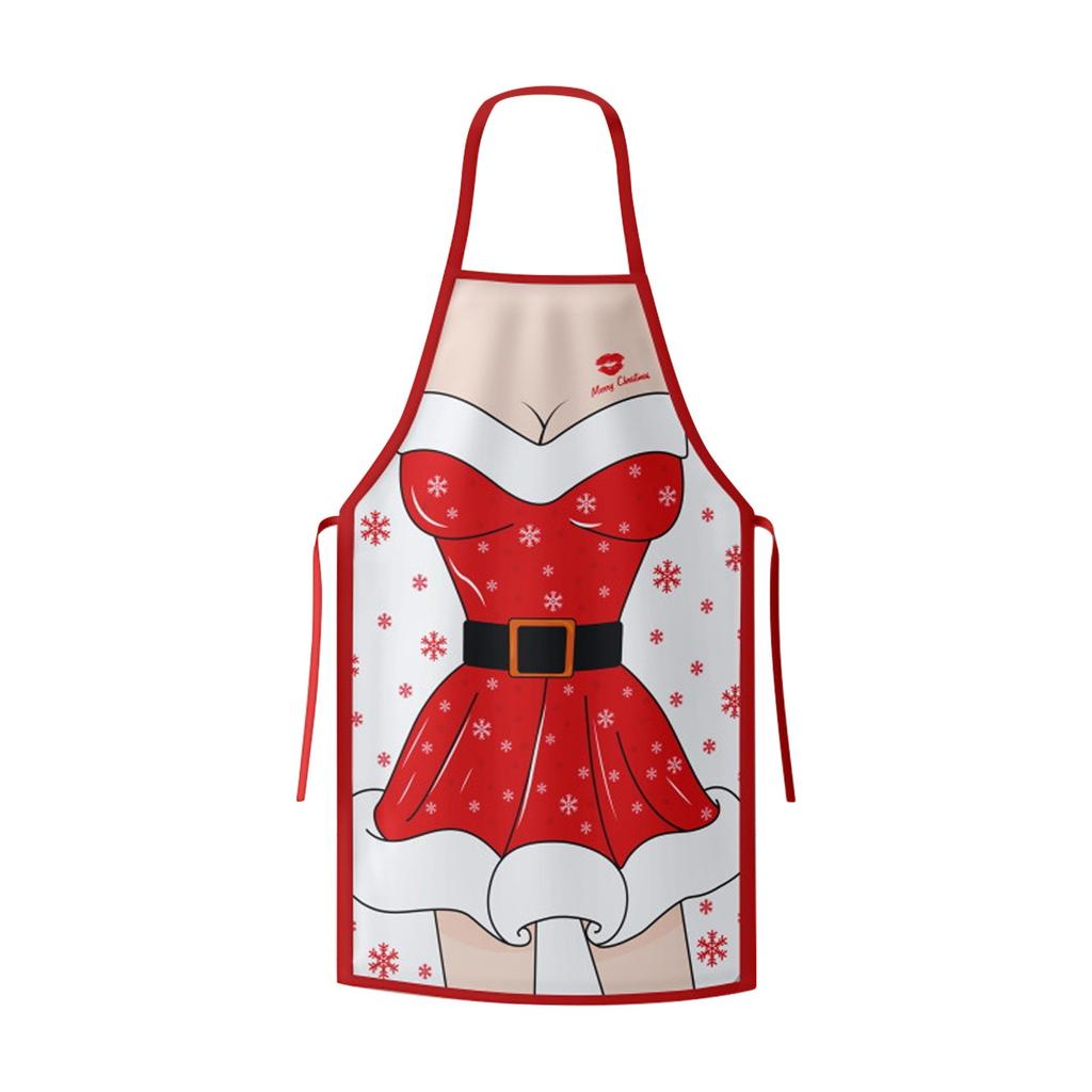 Christmas Apron: And Claus Design Home Kitchen Apron Christmas Decorations